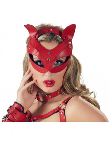 Bad Kitty Cat Mask red