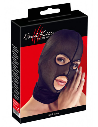 Bad Kitty Head Mask black Maschera...