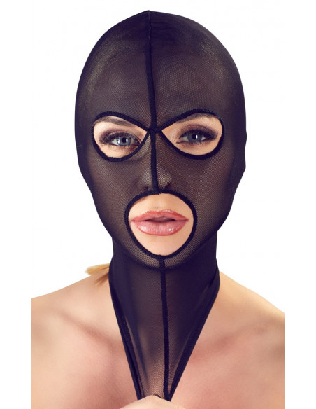 Bad Kitty Head Mask black Maschera per la testa fatta di powernet
