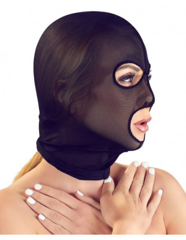 Bad Kitty Head Mask black Maschera per la testa fatta di powernet