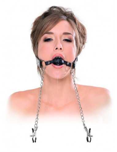 FFE Deluxe Ball Gag and Nipple