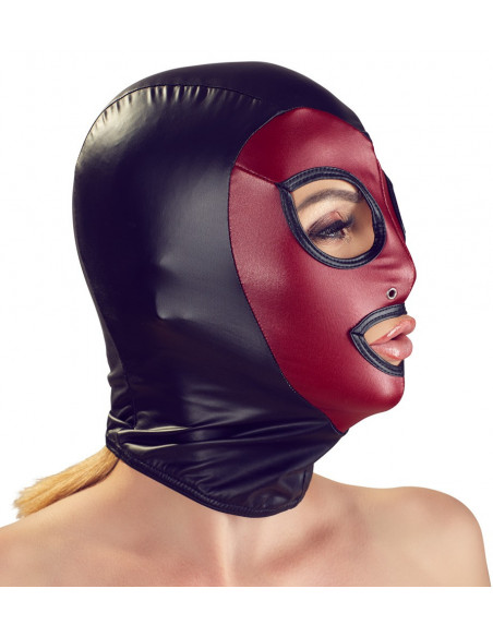 Bad Kitty Head Mask red