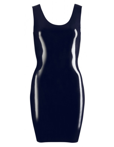 Latex Mini Dress S - Late X - Nero