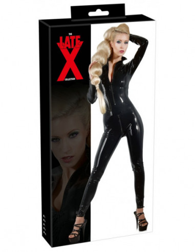 Latex Catsuit black L - Late X - Nero...