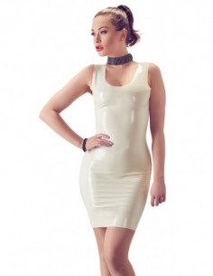 Latex Mini Dress XS - Late X - Bianco 2