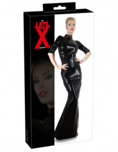 Latex Dress black XL - Late X - Nero (cod. 362)