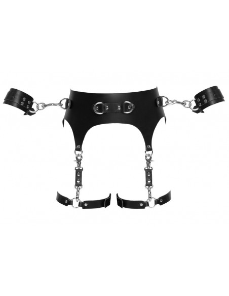 Leather Suspender Belt L/XL