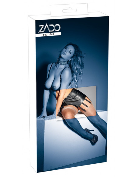 Leather Suspender Belt L