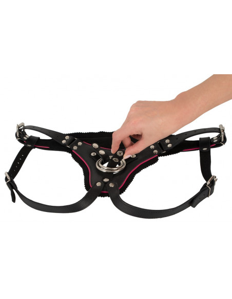 Leather String Strap-on S-L