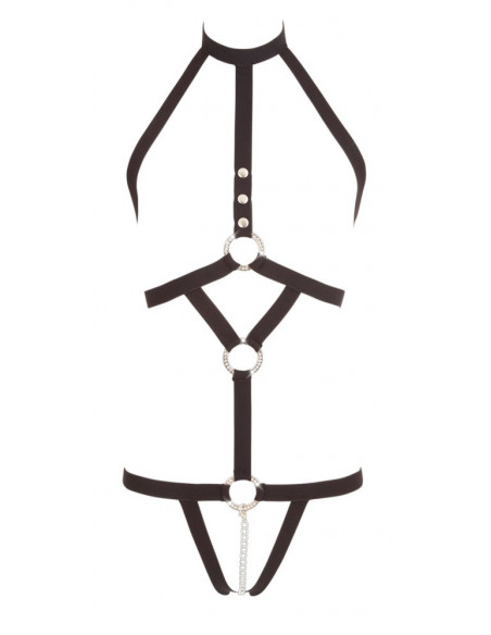 BK Strap Body S-L - Bad Kitty - Nero (cod. 34)