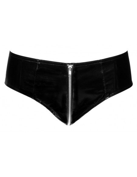Vinyl Briefs with Zip XL