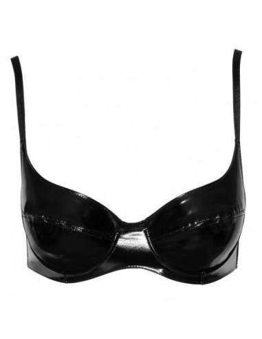 Vinyl Bra black 75B