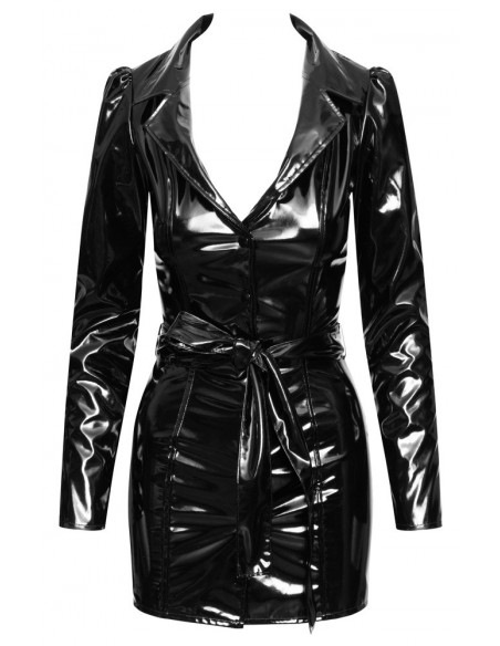 Vinyl Coat Dress XL