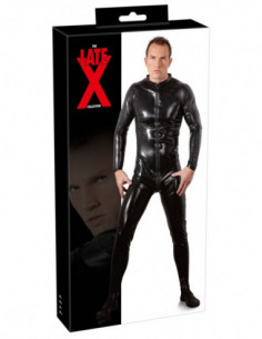 Men's Latex Jumpsuit S - Late X - Nero (cod. 429)