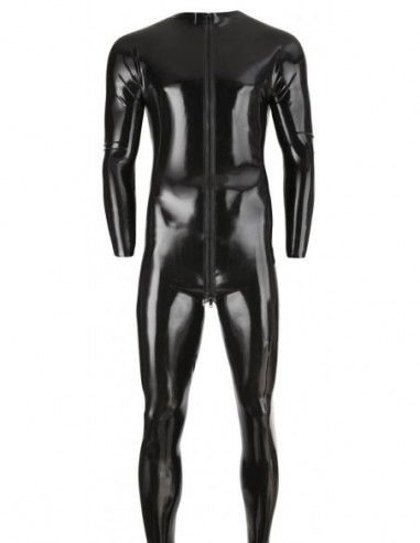 Men's Latex Jumpsuit S - Late X - Nero (cod. 429)