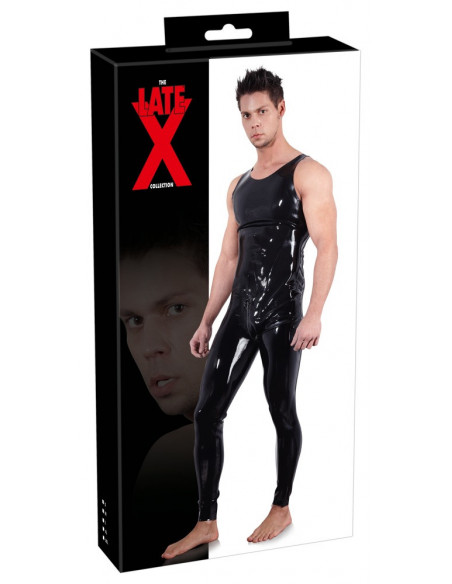 Men's Latex Jumpsuit M - Late X - Nero (cod. 426)