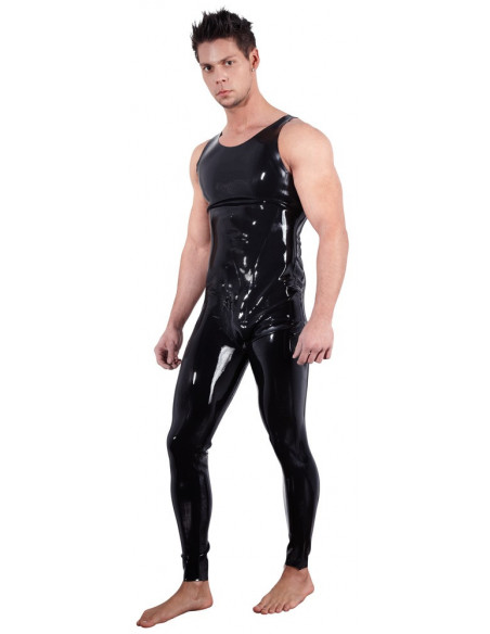 Men's Latex Jumpsuit M - Late X - Nero (cod. 426)