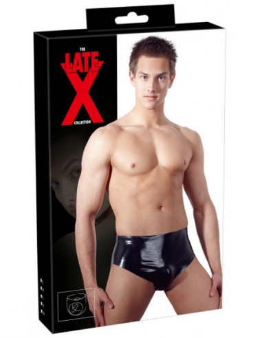 Men's Latex Briefs with Plug S