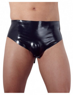 Men's Latex Briefs with Plug S 2