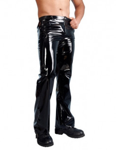 Men's Vinyl Trousers S 2