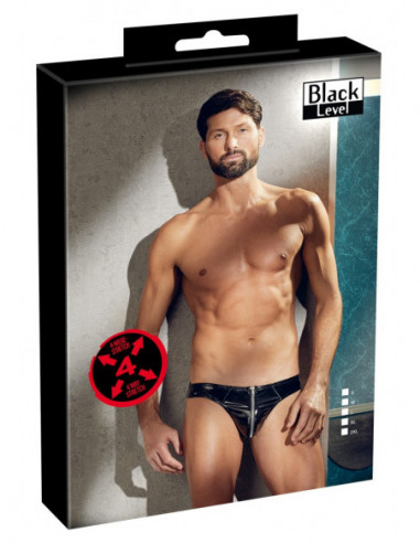 Vinyl Briefs Men L