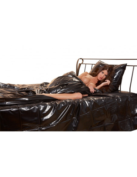 Vinyl Duvet Cover black