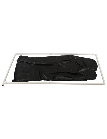 Latex Vacuum Bed Black