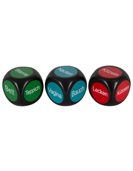 3 pleasure dice German,
