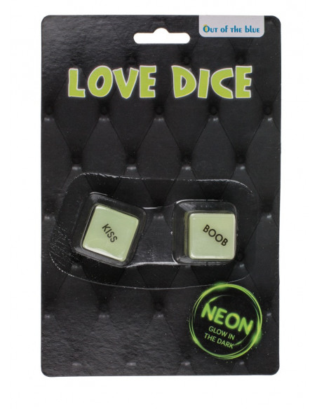 Dice Glow-in-the-dark Engl.