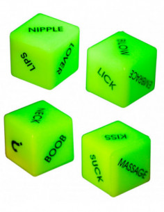 Dice Glow-in-the-dark Engl. 2