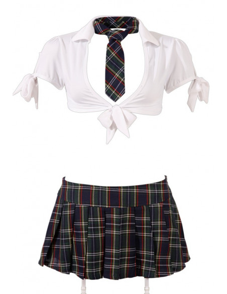 Schoolgirl set M - Cottelli COSTUMES - Bianco