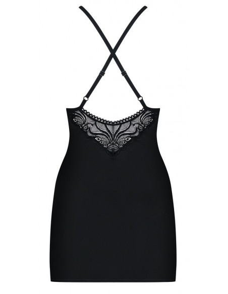 Obsessive Dress S/M - Obsessive - Nero - 828 Chemise and perizoma