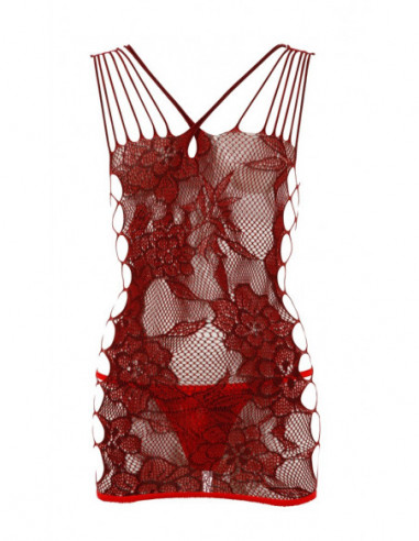 Net Dress red S-L - Mandy Mystery lingerie