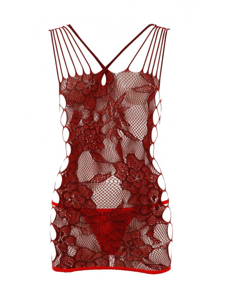 Net Dress red S-L - Mandy Mystery lingerie