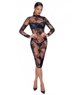 Dress Flock Print M 2