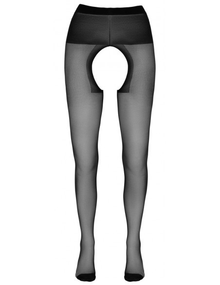 Crotchless Tights black 3 - Cottelli LEGWEAR - Nero - Collant Con Apertura