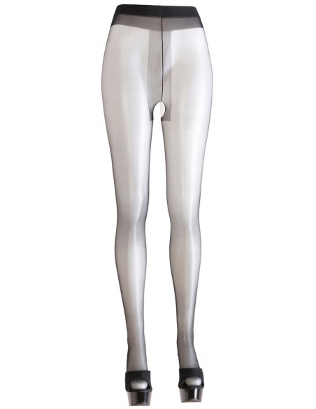 Crotchless Tights black 4 - Cottelli LEGWEAR - Nero (cod. 187)