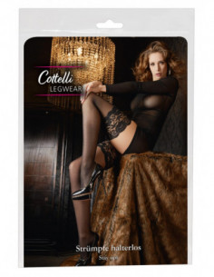 Hold-up Stockings 5 - Cottelli LEGWEAR - Nero (cod. 270)