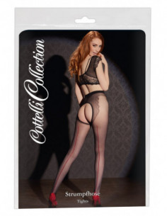 Crotchless Tights 2 - Cottelli LEGWEAR - Nero (cod. 165)