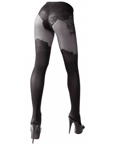 Crotchless Tights 1 - Cottelli LEGWEAR - Nero (cod. 161)