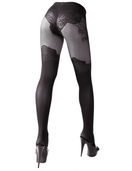 Crotchless Tights 4 - Cottelli LEGWEAR - Nero (cod. 178)