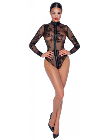 Body with Long Sleeves XL - Noir - Nero (cod. 74)