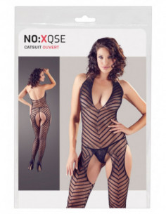 Crotchless Catsuit S-L - NO:XQSE - Nero (cod. 158)
