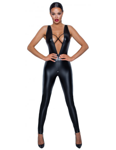 Jumpsuit matte XL - Noir