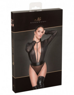 Body with Long Sleeves L - Noir - Nero (cod. 69)