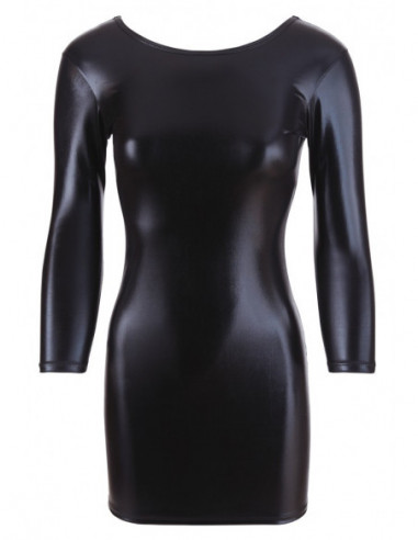 Wetlook Dress black S