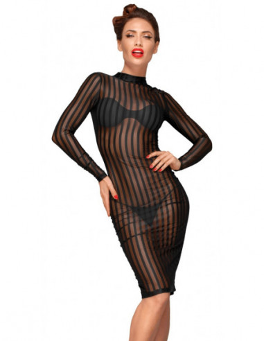 Noir Dress Stripes XL