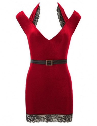 Velvet Dress red XL