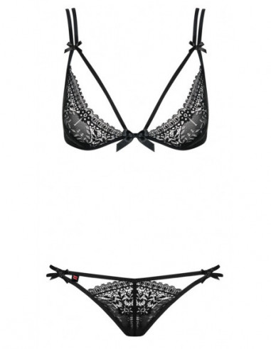 Obsessive Bra Set S/M - Obsessive - Nero (cod. 755)