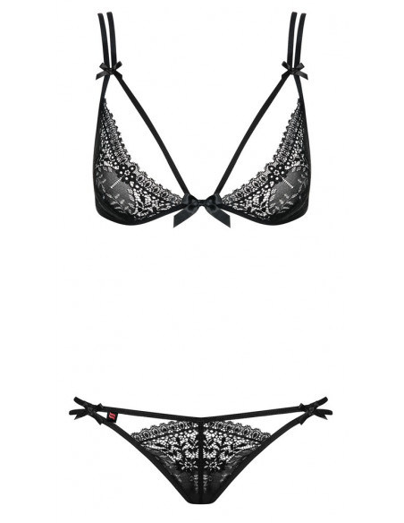 Obsessive Bra Set L/XL - Obsessive - Nero (cod. 749)